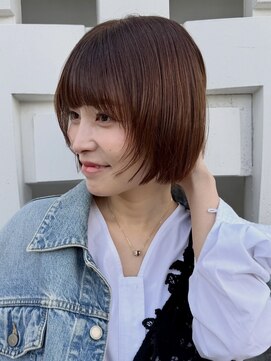 グリーンミドル(GREEN middle) ボブ/ミニボブ/切りっぱなしボブ/顔周りレイヤー/ボブレイヤー