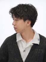 プレミアムバーバー 新宿店(PREMIUM BARBER produce by HIRO GINZA) センターパート