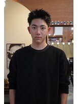 エディ(Edy)&nbsp;メンズスパイキーショート刈り上げ眉毛カットジェットモヒカン