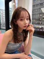 ボタン コロン 表参道 原宿(VOTAN COLON) 韓国レイヤー/原宿韓国ヘア/原宿/顔まわりカット/ロングレイヤー