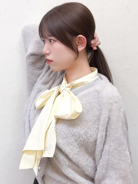 セルカ 新宿(CERCA) 小川/盛れる前髪カット、顔まわり、新宿美容室