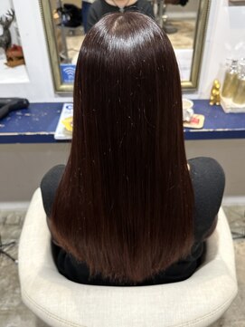 ミレヘアー 越谷(Mire hair) 【大人の品格ヘアー】深みブラウン×髪質改善で魅せる極上の後姿
