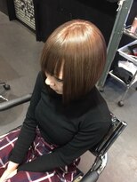 ゾーマ(ZOUMA)&nbsp;急角度前下がりボブ　アッシュ系　ＴＲＩＣＫＳＴＹＬＥ☆