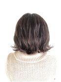 大人ボブ×グレージュ