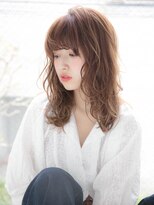 ルティア(Lutia)&nbsp;重ためバング 重軽ウェーブ 小顔ヘア