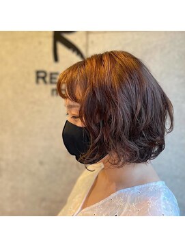 レガロ 北口店(REGALO) ナチュラルパーマ×ミディアムヘア/20代30代40代50代