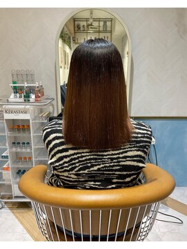 ロンド ストラーダ 心斎橋(Lond strada) イメチェンチェリーブラウンフェミニンロング