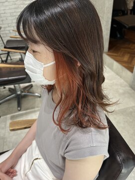 フェリア 渋谷(Feria) 【Feria】インナーカラー 福田沙也加