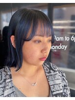 キジ(KIJI)&nbsp;★サファイアブルー×外ハネボブ★詳細はブログまで