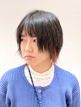 ヘアーライズ 池袋東口店(hair RISE) ショートウルフインナーカラーピンク