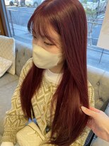 エムサロン 前橋川原(emusalon)&nbsp;【maho】チェリーレッド