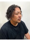 大人ミディアム　スパイラルパーマ