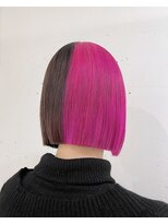 ジーナ オモテサンドウ(XENA)&nbsp;ツートンカラー×ピンクカラー×マニキュアカラー