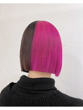 ジーナ オモテサンドウ(XENA) ツートンカラー×ピンクカラー×マニキュアカラー