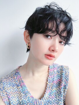 フィーリーカラー 大阪梅田店(feery color) オリーブベージュショートミニボブグレージュブリーチレイヤー