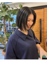 ツネ ヘアアンドヘッドスパ(TsuNE hair&head spa) ぱっつんボブ