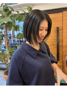 ツネ ヘアアンドヘッドスパ(TsuNE hair&head spa) ぱっつんボブ