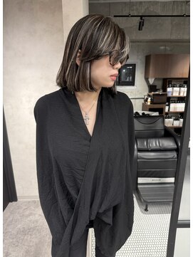 アコ(Aco) ★ワンブリーチで創るハイライトデザイン★