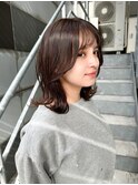 簡単可愛い大人ヘア　サイドレイヤーボブ　毛流れ30代(EMMY)