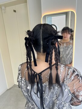 エイム(AiM) カチモリヘア/アップヘア/ローポニー/結婚式ヘアセット