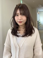 ニコフクオカヘアーメイク(NIKO Fukuoka Hair Make)&nbsp;【NIKO】ブリーチなしダブルカラー.レイヤーカット.ベージュ