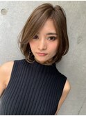 大人かわいい内巻きレイヤーショート×髪質改善[横浜駅]