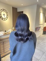 ヘアースタジオ エフ(Hair studio f) 茨木/ラベンダーグレージュ/艶感カラー/韓国カラー