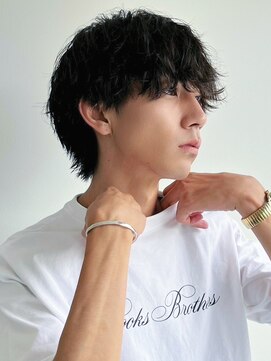 ツーダブル 豊中店(WW..) ツイストスパイラルパーマ波巻きスパイラル刈り上げマッシュ