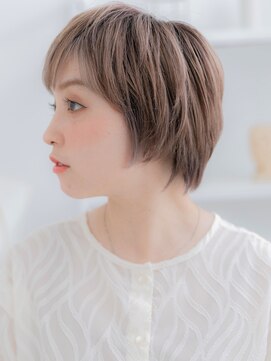 モッズヘア 越谷(mod's hair) ハイライトカラーオン眉小顔こなれショートc6越谷20代30代40代