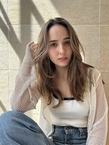 ビュートリアム265(BEAUTRIUM 265)&nbsp;ミディアムレイヤー 顔まわりカット こなれミディ 大人ガーリー