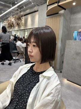 ロンドプロフィール 浦和(Lond profil) イメチェン　ボブ　外ハネボブ　美髪　ホワイトブロンド　韓国