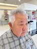 【65歳以上の男性限定】シルバーカット+眉カット+シェーバー顔剃り 9000