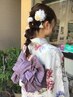 浴衣着付け&ヘアセット
