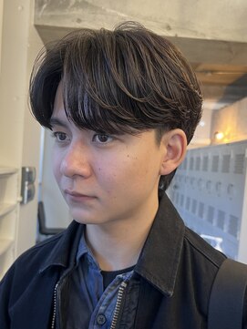 バイフィフス 原宿/表参道(by fifth) 原宿ニュアンスパーマ大人ウルフメンズパーマオールバック30代