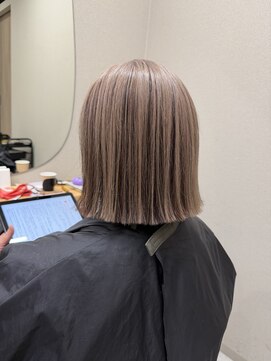 シカ 神戸三宮元町店(Cica) デザインカラー アンブレラ インナー ブリーチ 三宮