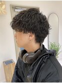 【RYOSUKE】波巻きスパイラルパーマ_メンズカット