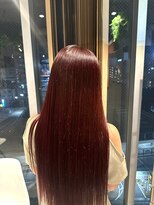 グランデュール 静岡駅前店(GRANDEUR)&nbsp;レッドカラー/暖色カラー/ワンカラー/静岡/おすすめ