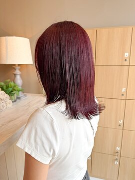 ユウヘアー 千代田橋店(U Hair) 暖色×切りっぱなしミディアム