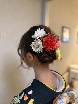 ヘアープレイスクリアライン 栄町店(hair place CLEAR LINE) 【成人式シニヨンスタイル】髪質改善/トステア/メテオUPUP