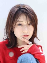セッテ 自由が丘店(Sette)&nbsp;外ハネレイヤーミディパープルグレージュ