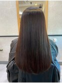 【酸性ストレート×髪質改善バイカルテトリートメント】