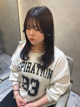 ジーナ 天神(Zina) 韓国ヘア/レイヤーカット/顔周りカット/グレージュカラー