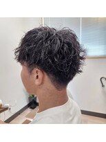 タスクヘアー(task hair)&nbsp;ツイストシャドウパーマ×ツーブロックショート