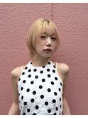 インナー耳掛けショートボブ