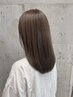【上質な潤艶♪】カット+縮毛矯正+4stepトリートメント¥12500