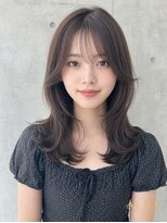 アルバ ヘアリゾート(ALBA)&nbsp;レイヤーカット/韓国ヘア/オリーブカラー/三鷹