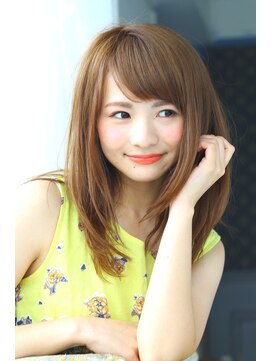 カーロ 白楽店(Caro) ふんわりストレートのモテベージュ/パールベージュ/30代40代50代