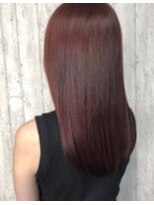 コピーヌ 高田馬場店(Copine)&nbsp;艶感×キレイ目ロング[ツヤ感たっぷりボルドーカラー♪]