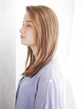 ヘアメイク ナル(hair make nalu) ナチュラルかきあげストレートスタイル