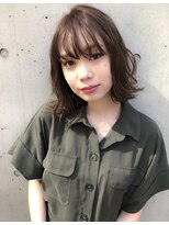 ラノバイヘアー(Lano by HAIR) 【Lano by HAIR】関亜梨佐 黒髪暗髪アッシュ小顔ミディアム